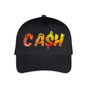 Cash Design for cash people - Organic Kids’ Baseball Cap - black - Front