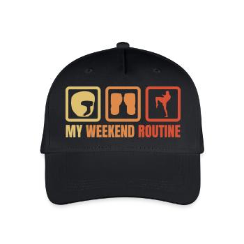 Kickboxer Weekend - Organic Kids’ Baseball Cap - black - Front