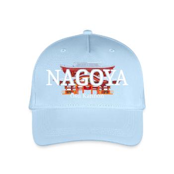 Nagoya, Japan, Tempel Osu Kannon, Zeichnung - Kinder Bio Basecap - Hellblau - Vorne