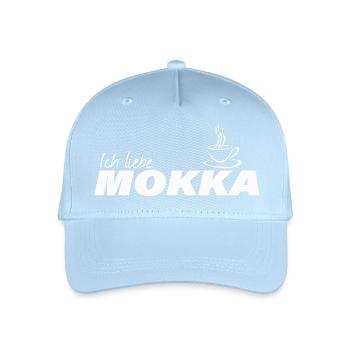 J’ADORE LE MOKA - Casquette de baseball bio Enfant - bleu clair - Devant