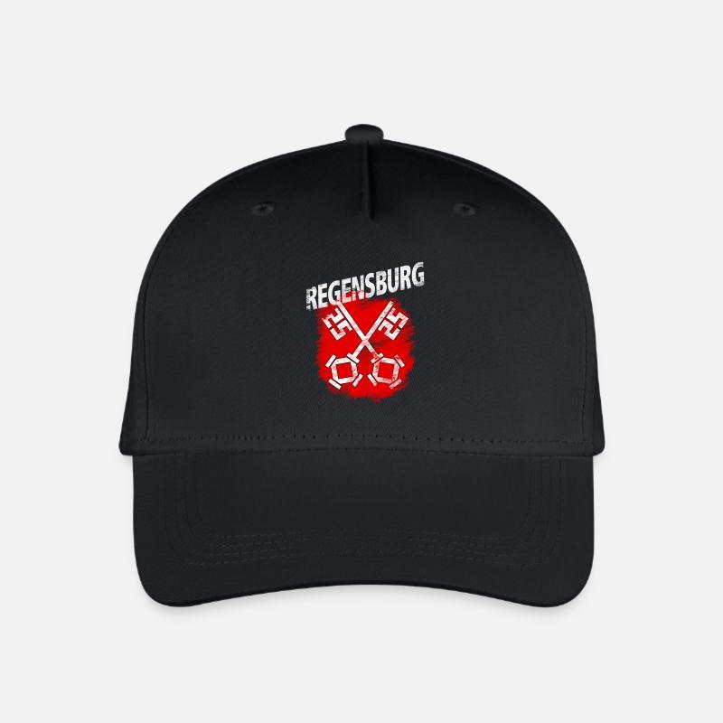 Regensburg - Kinder Bio Basecap - Schwarz