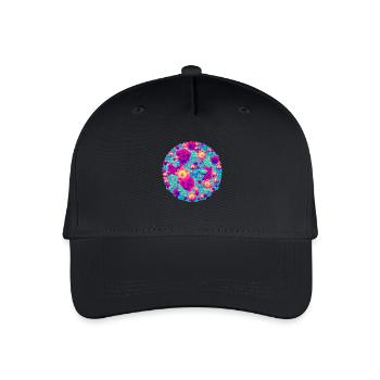 Pop flower Bouquet - Organic Kids’ Baseball Cap - black - Front
