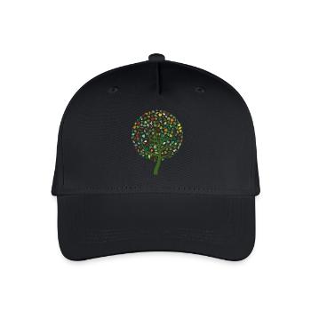 nature - Organic Kids’ Baseball Cap - black - Front