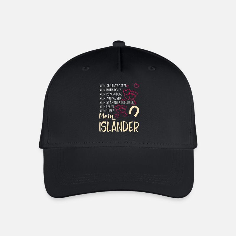ISLÄNDER - mein - Kinder Bio Basecap - Schwarz