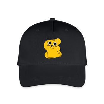 Yellow Cat - Kinder Bio Basecap - Schwarz - Vorne