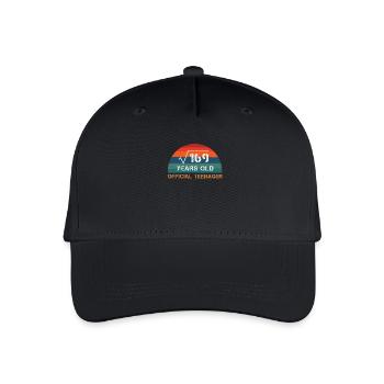13th Birthday - Official Teenager Math Lover Bday - Organic Kids’ Baseball Cap - black - Front