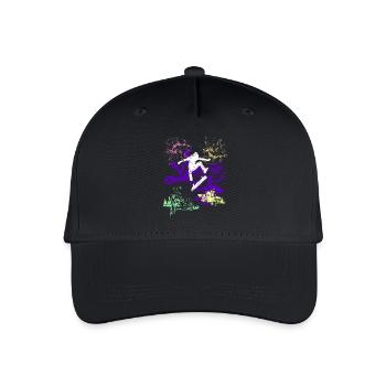 Skater - Kinder Bio Basecap - Schwarz - Vorne