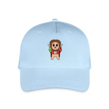 Préposé à la station-service Löwe - Casquette de baseball bio Enfant - bleu clair - Devant
