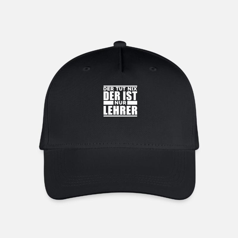 Lehrer - Kinder Bio Basecap - Schwarz