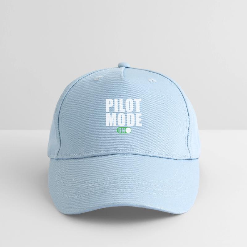 Pilot Modus Ein Kinder Bio Basecap