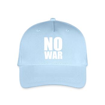 No war - Kinder Bio Basecap - Hellblau - Vorne