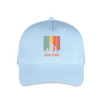New York - Kinder Bio Basecap - Hellblau - Vorne