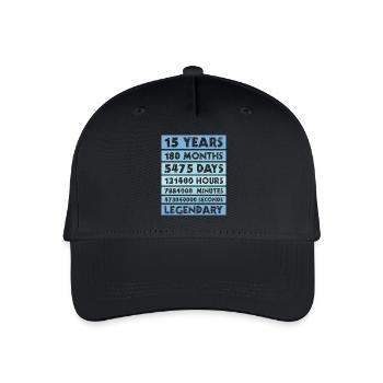 15 years legendary - Anniversary - Company - Anniversary - Organic Kids’ Baseball Cap - black - Front