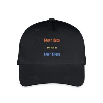 Gamerpapa Father's Day Gift - Organic Kids’ Baseball Cap - black - Front