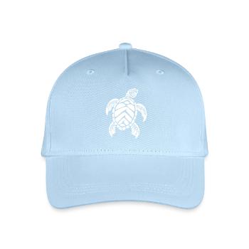 Tortue marine - Casquette de baseball bio Enfant - bleu clair - Devant
