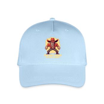 Ich bin nicht wütend, nur intensiv - Kinder Bio Basecap - Hellblau - Vorne