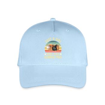 Guinea pig - Organic Kids’ Baseball Cap - light blue - Front