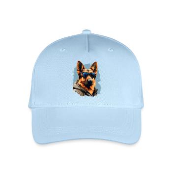 Urban Guardian: Sheepdog street vibes - Organic Kids’ Baseball Cap - light blue - Front