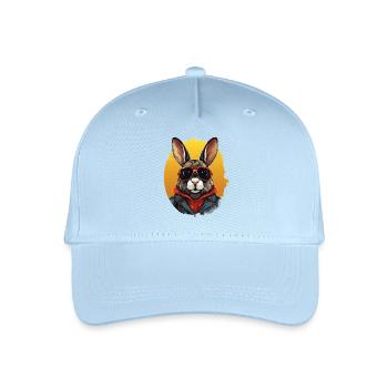 Stadttürsteher Hasengeist | Liebhaber von Kaninchen - Kinder Bio Basecap - Hellblau - Vorne