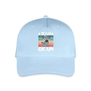 Okapi das Juwel des Dschungels - Kinder Bio Basecap - Hellblau - Vorne