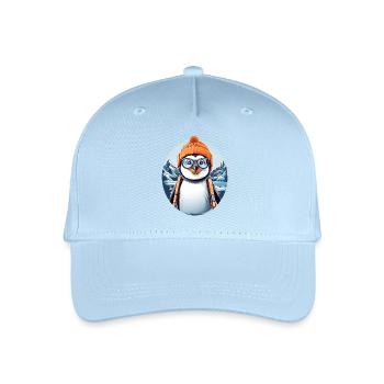 Cute Penguin - Organic Kids’ Baseball Cap - light blue - Front