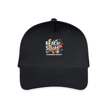 Apotheker-Ferienstrand-Gruppe - Kinder Bio Basecap - Schwarz - Vorne