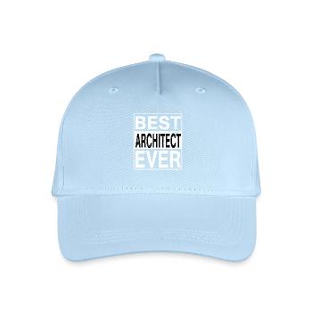 Bestes Architektengeschenk aller Zeiten - Kinder Bio Basecap - Hellblau - Vorne