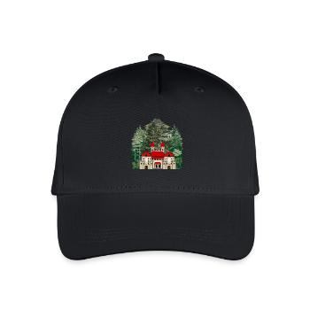 Castle, Fairy Tale, Castle, Forest, Fortress, Middle Ages - Organic Kids’ Baseball Cap - black - Front