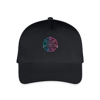 Work Hard Dream Big Shavasana Often - Kinder Bio Basecap - Schwarz - Vorne