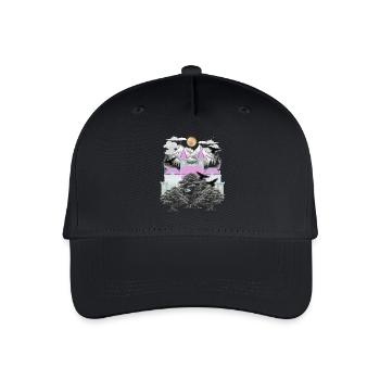 Middle Ages, Castle, Fairy Tales, Mystical, Ravens, Crows - Organic Kids’ Baseball Cap - black - Front