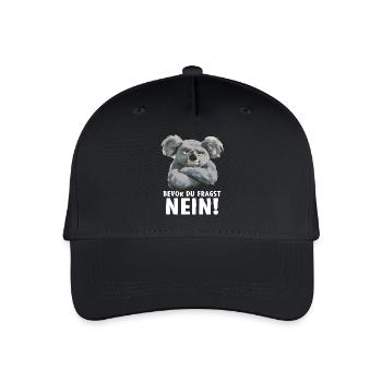 Koala Cute Koala Bear Before I Ask No - Organic Kids’ Baseball Cap - black - Front
