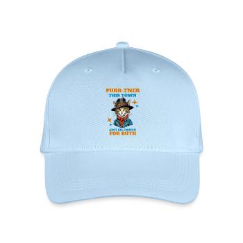 Diese Stadt ist nicht groß genug für beides. - Kinder Bio Basecap - Hellblau - Vorne