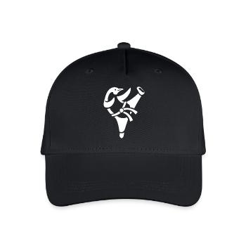 Penguin Karate Martial Arts Martial Arts Silhouette - Organic Kids’ Baseball Cap - black - Front