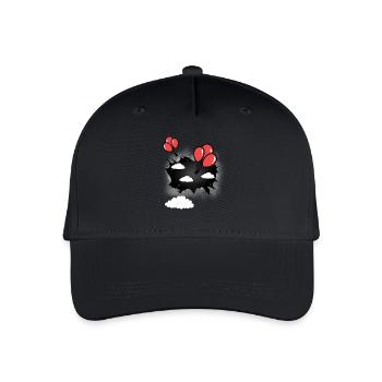 Luftballon himmlisch Himmel Luftballons - Kinder Bio Basecap - Schwarz - Vorne