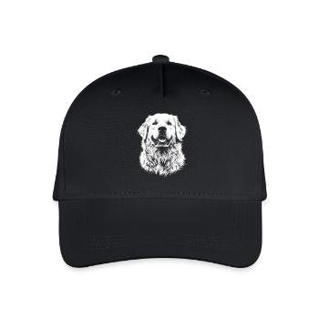Great Pyrenees Portrait Pyrenean Mountain Dog Dogs - Organic Kids’ Baseball Cap - black - Front