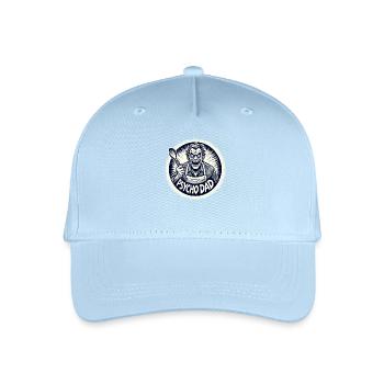 Psycho dad with wooden spoon - Organic Kids’ Baseball Cap - light blue - Front