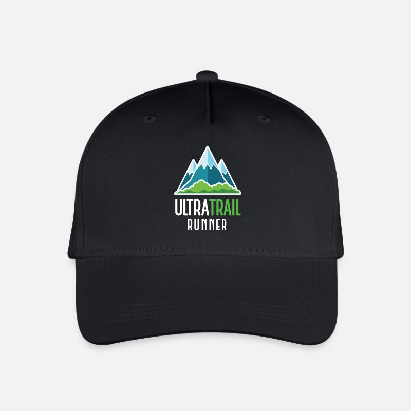 Ultra Trail Runner - Ekologisk basebollkeps barn - svart