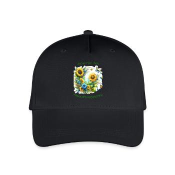 Gesundheitscoaching - Kinder Bio Basecap - Schwarz - Vorne