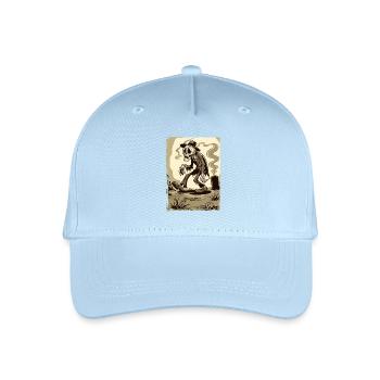 Squelette Gentleman dans le cimetière - Casquette de baseball bio Enfant - bleu clair - Devant