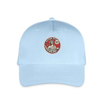 Dante muss ewig in der Hölle schuften - Kinder Bio Basecap - Hellblau - Vorne
