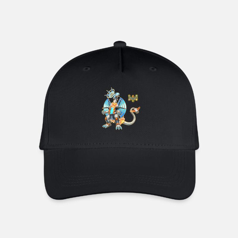Wi-Fi Drache - Kinder Bio Basecap - Schwarz