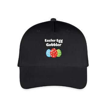 Ostereier-Gobbler - Kinder Bio Basecap - Schwarz - Vorne