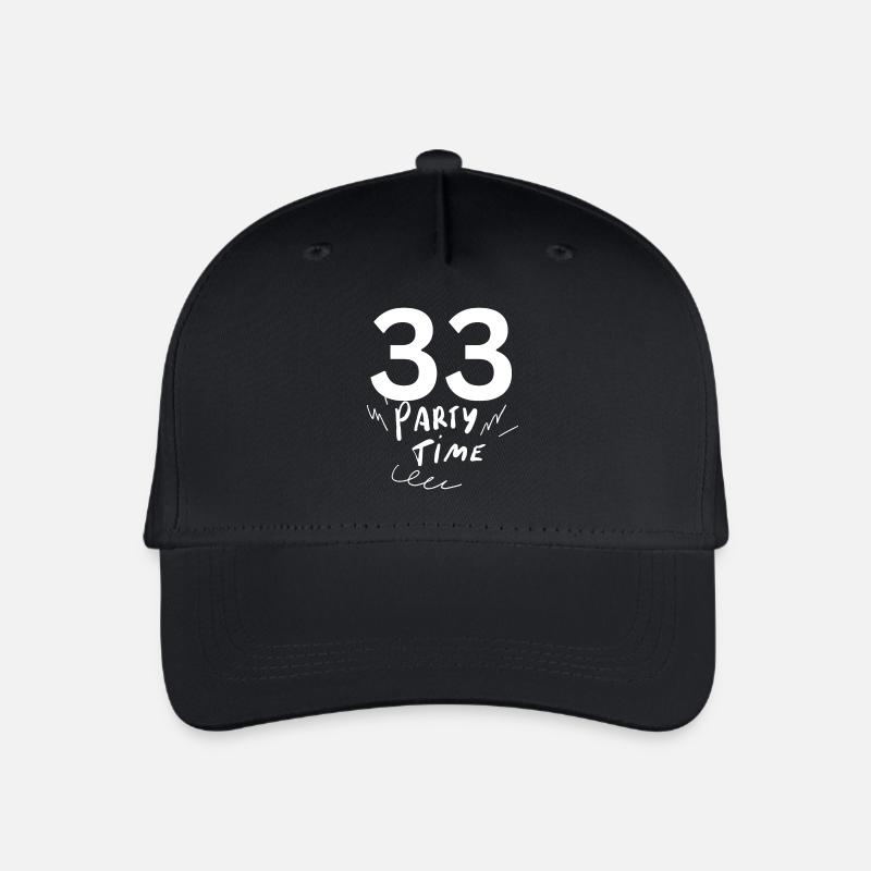 33 - Casquette de baseball bio Enfant - noir
