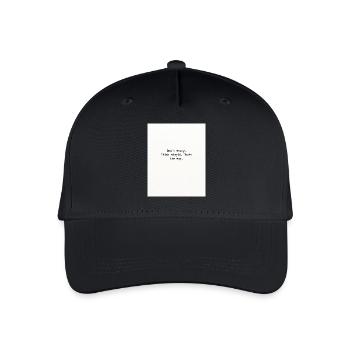 Think stupid - Organic Kids’ Baseball Cap - black - Front