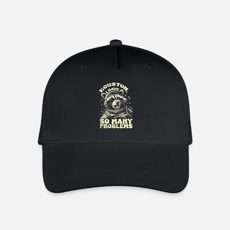 Houston : J’ai tellement de problèmes Vintage - Casquette de baseball bio Enfant - noir