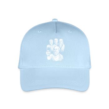 Altgriechische Philosophen Selfie - Kinder Bio Basecap - Hellblau - Vorne
