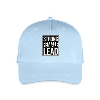 Strong Female Lead Feminism Empowerment Women - Organic Kids’ Baseball Cap - light blue - Front