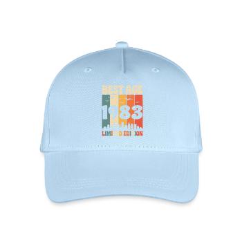 Jahrgang 1983 - Kinder Bio Basecap - Hellblau - Vorne