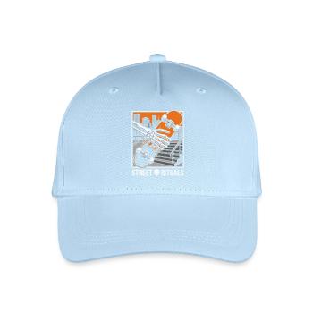 Skater Street Rituals Shirt, Hoodie, Bag und Cap - Kinder Bio Basecap - Hellblau - Vorne