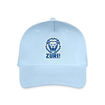 Züri Löwe - Kinder Bio Basecap - Hellblau - Vorne